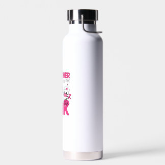 Bouteille D'eau Octobre, nous portons le rose Infirmière Sensibili