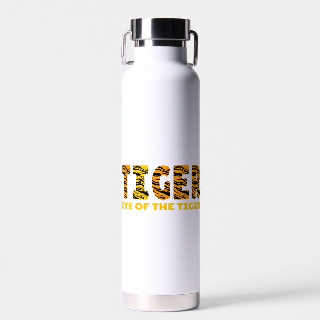 Bouteille D'eau Oeil du tigre (Avant)