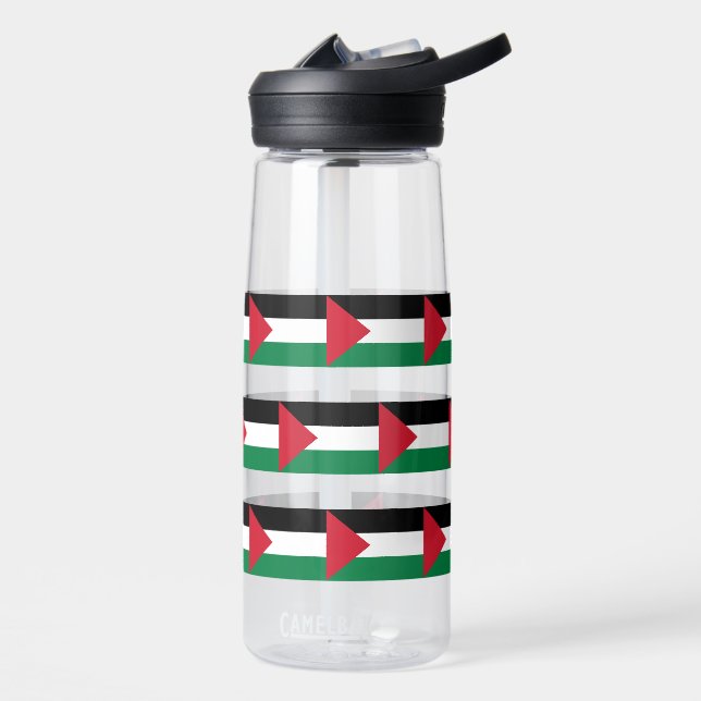Bouteille D'eau officiellement le drapeau de l'État de Palestine (Gauche)