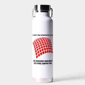 Bouteille D'eau Offrez-vous des opportunités de la chance Surface