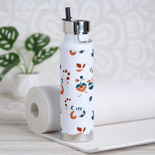 Bouteille D'eau Oiseaux et baies à la russe