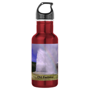 Bouteille D'eau Old Faithful dans le parc national de Yellowstone