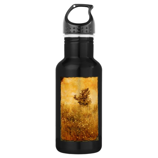 Bouteille D'eau Old Picture of Landscape (Devant)