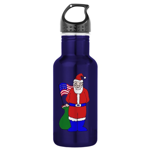 Bouteille D'eau Oncle Père Noël (Devant)