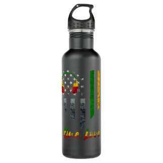 Bouteille D'eau One Love Rasta Reggae USA American Flag Reggae Mus