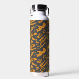 Bouteille D'eau Os Dinosaures (Gris)