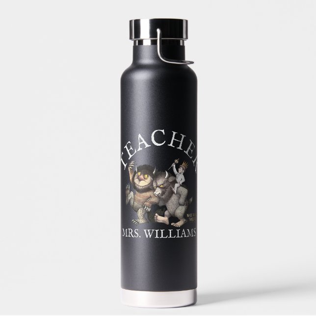 Bouteille D'eau Où les choses sauvages sont enseignantes (Gauche)