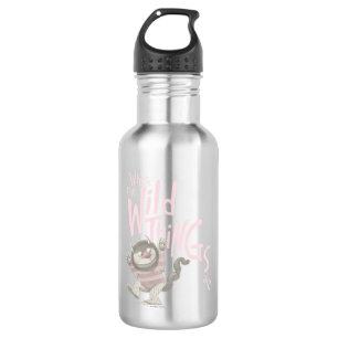 Bouteille D'eau Où sont les monstres Citation - Rose