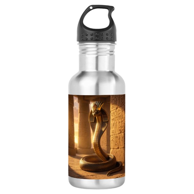 Bouteille D'eau Oudjat – Déesse Cobra Égyptienne´6 (Devant)