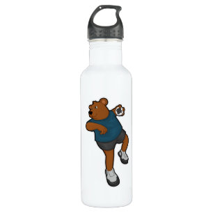 Bouteille D'eau Ours à Handball joueur avec Handball