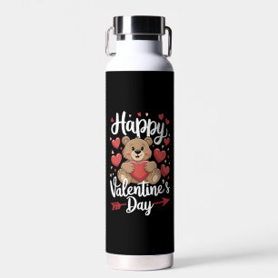 Bouteille D'eau Ours de la Saint-Valentin Cœur Jolies Couples