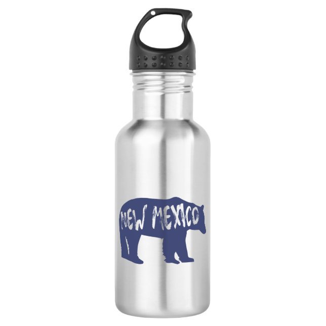 Bouteille D'eau Ours du Nouveau-Mexique (Devant)