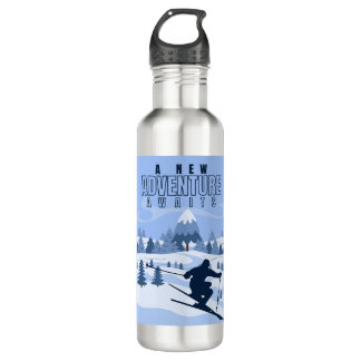 Bouteille D'eau Outdoor Adventure snowboard hiver