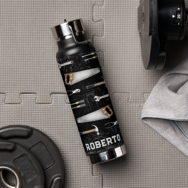 Bouteille D'eau Outils de travailleur rustiques  (Salle de sport (pivotée))