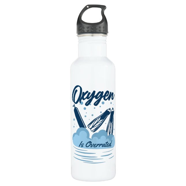 Bouteille D'eau Oxygen is Overrated - For Swimmers (Devant)