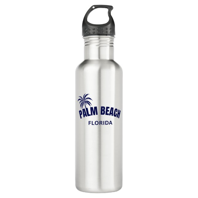 Bouteille D'eau Palm Beach Florida Water Bottle (Devant)