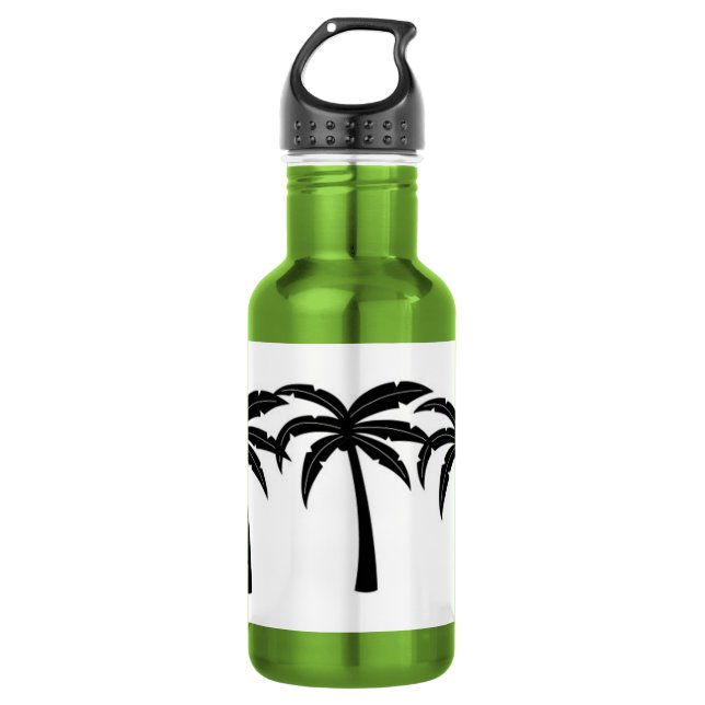 Bouteille D'eau Palmiers tropicaux (Devant)