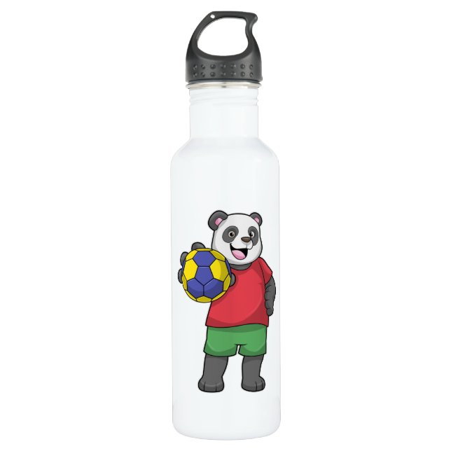 Bouteille D'eau Panda avec Handball Sports (Devant)