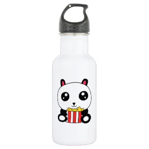 Bouteille D'eau Panda Popcorn