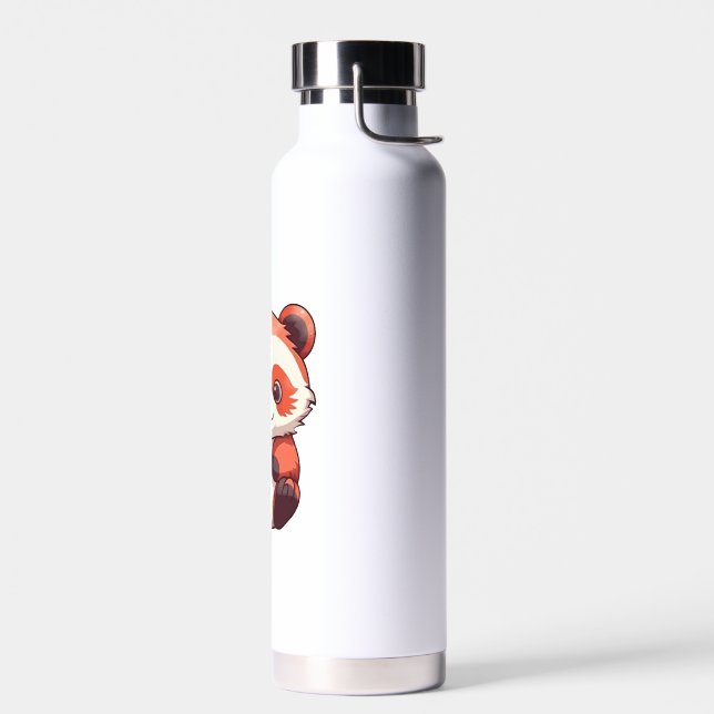Bouteille D'eau Panda rouge mignonne (Gauche)