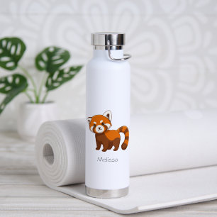Bouteille D'eau Panda roux personnalisé Che