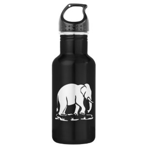 Bouteille D'eau Panneau de trekking des éléphants asiatiques devan