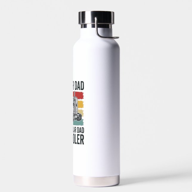 Bouteille D'eau Papa camionneur comme un papa normal mais T-shirt  (Gauche)