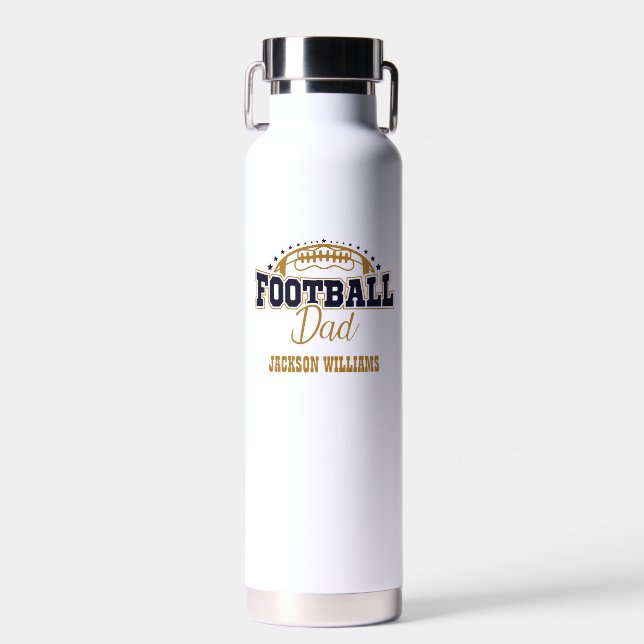 Bouteille D'eau Papa de football mignon (Avant)