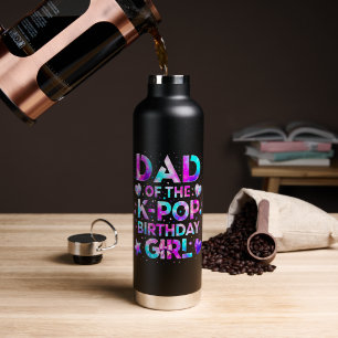 Bouteille D'eau Papa de l'anniversaire de la K-Pop musique coréenn