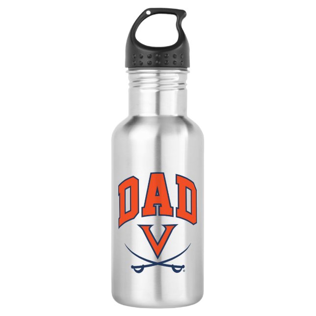 Bouteille D'eau Papa des Cavaliers de Virginie (Devant)
