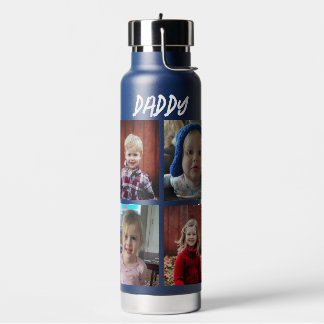 Bouteille D'eau Papa personnalisé | Photos pour enfants