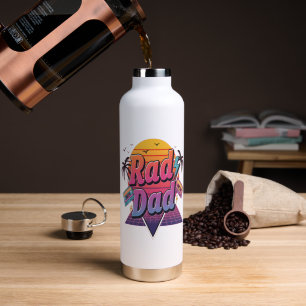 Bouteille D'eau Papa Radical – Style Néo Rétro des Années 80 pour 