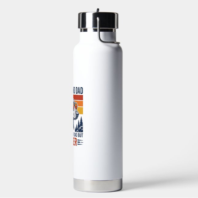 Bouteille D'eau Papa teckel comme un papa normal mais t-shirt plus (Gym)