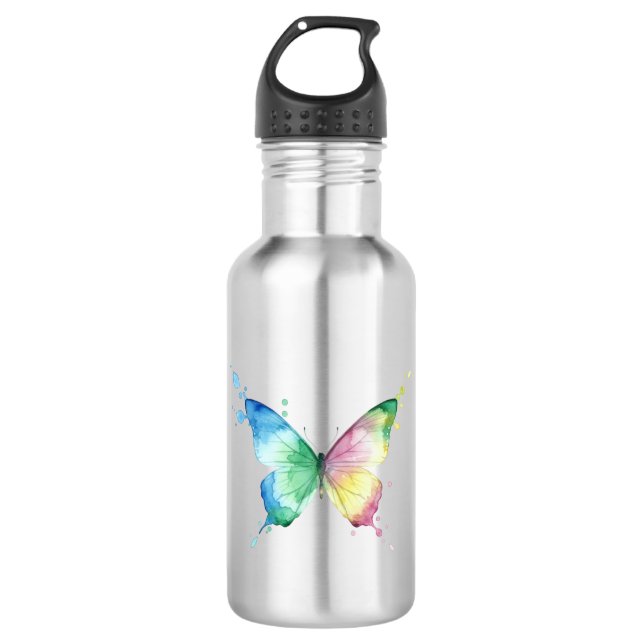 Bouteille D'eau Papillon (Devant)