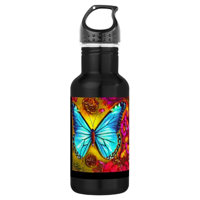 Bouteille D'eau Papillon (Devant)
