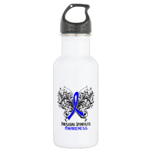 Bouteille D'eau Papillon de conscience de spondylarthrite