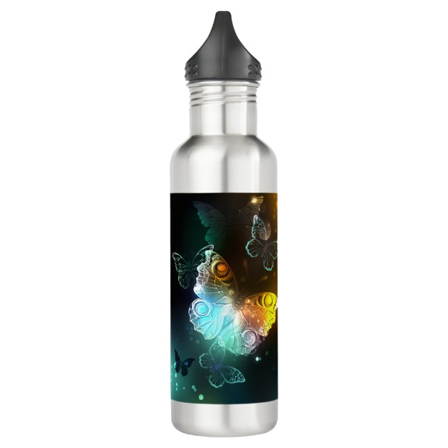 Bouteille D'eau Papillon lumineux et papillons de nuit (Gauche)