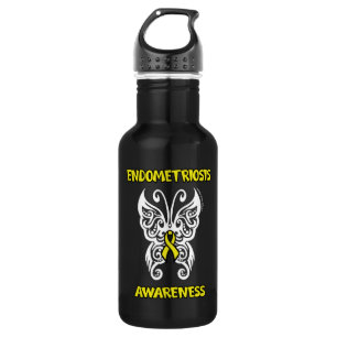 Bouteille D'eau Papillon/Tribal...Endometriose