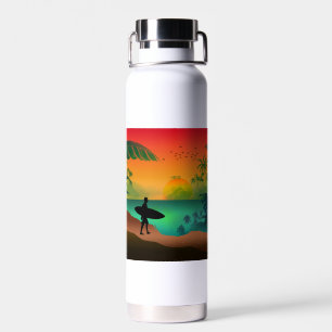Bouteille D'eau Paradis océanique d'été
