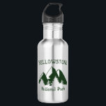 Bouteille D'eau Parc national de Yellowstone<br><div class="desc">Si vous n'avez jamais été,  eh bien... allez maintenant. La faune,  l'éloignement,  les montagnes,  les geysers,  le lac. C'est le Parc National original,  et toujours le meilleur. Montre ton amour pour Yellowstone.</div>
