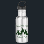 Bouteille D'eau Parc national de Yellowstone<br><div class="desc">Si vous n'avez jamais été,  eh bien... allez maintenant. La faune,  l'éloignement,  les montagnes,  les geysers,  le lac. C'est le Parc National original,  et toujours le meilleur. Montre ton amour pour Yellowstone.</div>