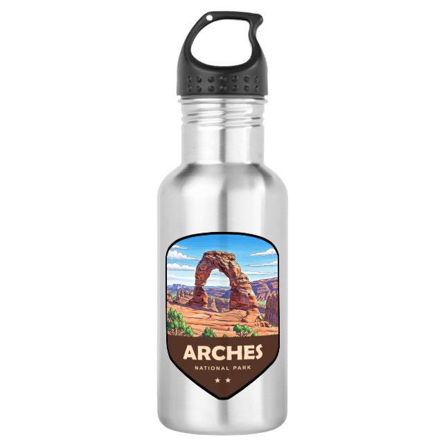 Bouteille D'eau Parc national des Arches Utah Bouclier (Devant)