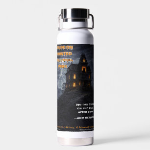 Bouteille D'eau Parodie du pic de l'écureuil hanté