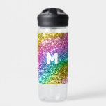 Bouteille D'eau Parties scintillant Monogramme arc-en-ciel personn<br><div class="desc">Cette conception peut être personnalisée dans la zone fournie en modifiant la photo et/ou le texte. Vous pouvez également le customiser en cliquant sur Personnaliser ce Modèle, puis en choisissant l'option cliquer pour customiser et supprimer ou modifier la couleur de l'arrière - plan, ajouter du texte, modifier la couleur ou...</div>