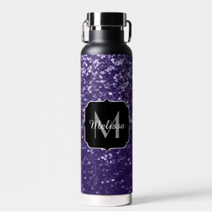 Bouteille D'eau Parties scintillant violet foncé ultra violet scin