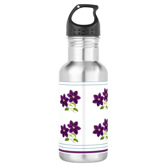 Bouteille D'eau Passion violette (Collection Bridget) (Devant)