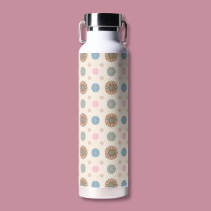 Bouteille D'eau Pastel Babylonien inspiré motif floral