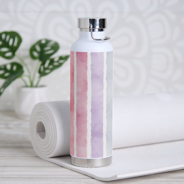 Bouteille D'eau Pastel Stripes (Yoga)