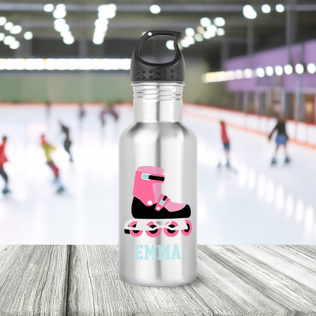 Bouteille D'eau Patins à rouleaux pour enfants personnalisés Acier (Créateur téléchargé)