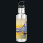 Bouteille D'eau Paul Signac - Le Port au coucher du soleil, Opus 2<br><div class="desc">Le Port au coucher du soleil,  Opus 236 (Saint-Tropez) / Le Port au soleil couchant,  Opus 236 (Saint-Tropez) - Paul Signac,  Huile sur toile,  1892</div>